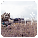 Sniper rifle weather widget APK