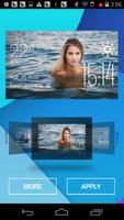 swimming weather widget/clock screenshot 2