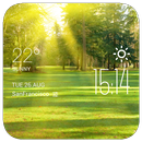 sunny weather widget/clock APK