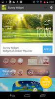 sunny weather widget/clock ảnh chụp màn hình 2