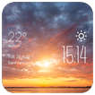 Sunset Cloudsweather widget