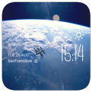 Earth weather widget/clock APK