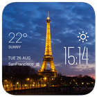 Paris Weather Widget Zeichen