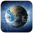 Earth weather widget/clock APK