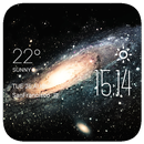 Galaxy1 weather widget/clock APK
