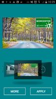 Worcester weather widget/clock স্ক্রিনশট 1