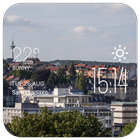 Wuppertal weather widget/clock أيقونة