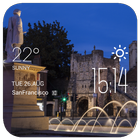 York weather widget/clock Zeichen