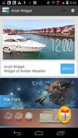 Arish weather widget/clock Affiche