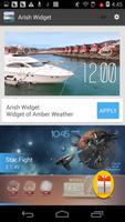 Arish weather widget/clock plakat