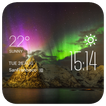 Aurora weather widget/clock