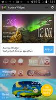 Aurora weather widget/clock تصوير الشاشة 2