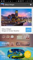 Bilbao weather widget/clock imagem de tela 2