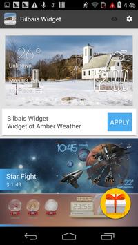 Bilbais weather widget/clock screenshot 2
