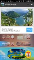 Brochet weather widget/clock syot layar 2