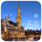 Brussels weather widget/clock иконка