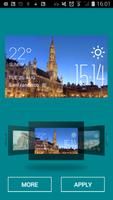 Brussels weather widget/clock capture d'écran 1