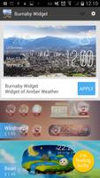 برنامه‌نما Burnaby weather widget/clock عکس از صفحه