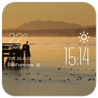 Courtenay weather widget/clock-icoon