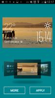 Courtenay weather widget/clock screenshot 1