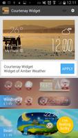 Courtenay weather widget/clock screenshot 2