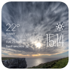 ikon Dawwar weather widget/clock