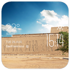 Edfu weather widget/clock biểu tượng