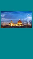 Poster Florence weather widget/clock