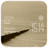 Ghisa weather widget/clock ikona