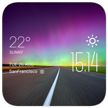 Izhevsk weather widget/clock