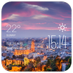 Malaga weather widget/clock