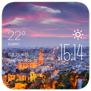 Malaga weather widget/clock APK