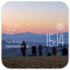 Matareya weather widget/clock آئیکن