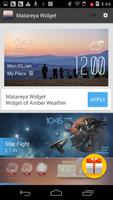 Matareya weather widget/clock syot layar 2