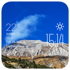 Minya weather widget/clock icon