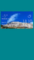 Minya weather widget/clock Affiche