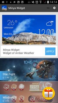 Minya weather widget/clock screenshot 2