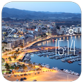 Murcia weather widget/clock