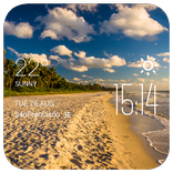 ”Naples weather widget/clock·