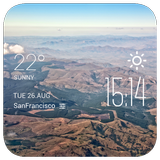 Nelspruit weather widget/clock icon