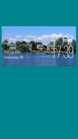 Parnu weather widget/clock Affiche