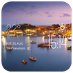 Piraeus weather widget/clock