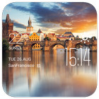 آیکون‌ Prague weather widget/clock