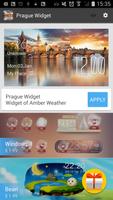 2 Schermata Prague weather widget/clock