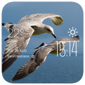 Rabat weather widget/clock icon