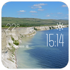 Saratov weather widget/clock icon