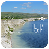 Saratov weather widget/clock أيقونة