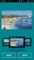 Saratov weather widget/clock imagem de tela 1