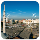 Tirana weather widget/clock icône