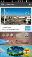 Tirana weather widget/clock screenshot 2